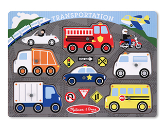 Picture of Transportation peg puzzle
