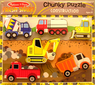 Picture of Construction chunky puzzle