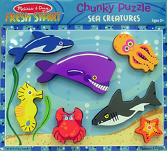 Picture of Sea creatures chunky puzzle