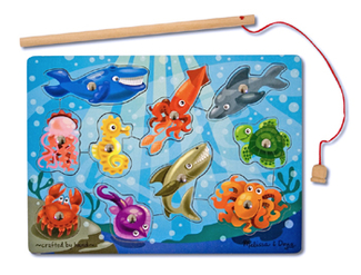 Picture of Magnetic game puzzles fishing