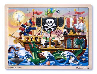 Picture of Pirate 48-pc wooden jigsaw puzzle