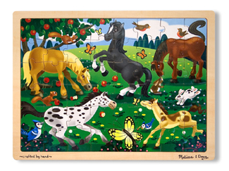 Picture of Horses 48-pc wooden jigsaw puzzle