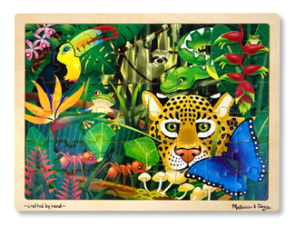 Picture of Rain forest 48-pc wooden jigsaw  puzzle
