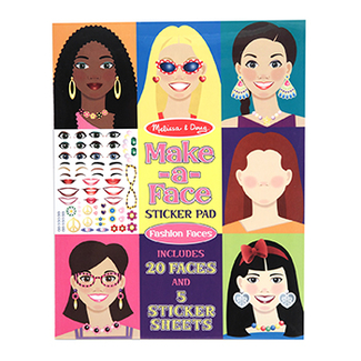 Picture of Make a face sticker pad