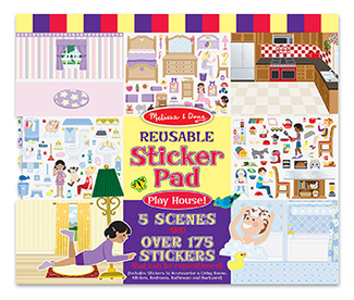 Picture of Reusable sticker pad play house