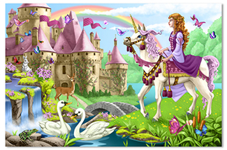 Picture of Fairy tale castle floor puzzle
