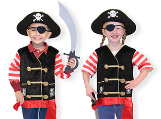 Picture of Pirate costume role play set