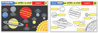 Picture of Planets write a mat 6pk