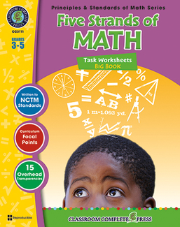 Picture of Five strands of math big book gr  3-5 principles & standards of math