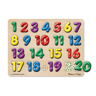 Picture of Spanish numbers sound puzzle 20 pcs