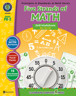 Picture of Drill sheets five strands of math  big book gr pk-2 principles math