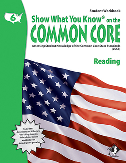 Picture of Gr 6 student workbook reading show  what you know on the common core
