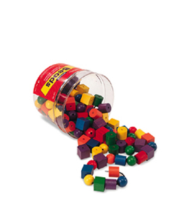 Picture of Beads in a bucket 108 beads 2 36-  laces