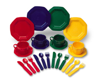 Picture of Pretend & play dish set 24 pieces