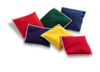 Picture of Bean bags rainbow 6/pk