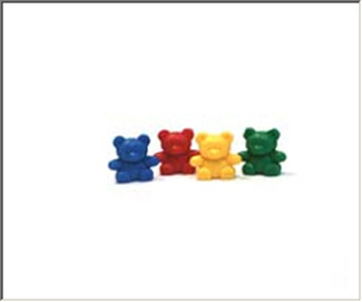 Picture of Counters baby bear 4 colors 100-pk
