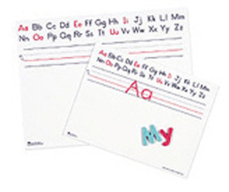 Picture of Alphabet board 12 x 9 10-pk dry  erase