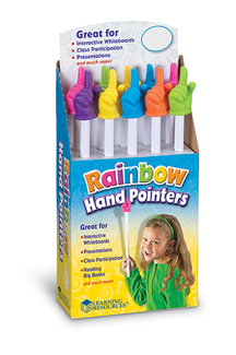Picture of Rainbow hand pointers 10/set pop  display
