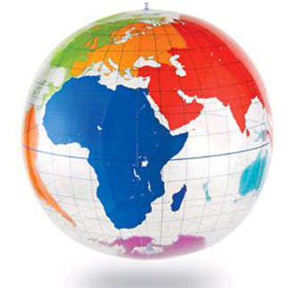 Picture of Inflatable labeling globe