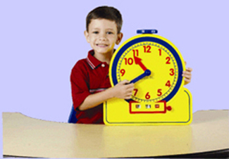 Picture of The primary time teacher 12 hour  teaching clock