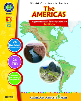 Picture of World continents series the  americas big book
