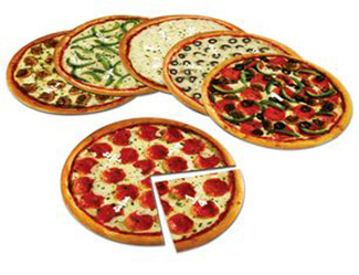 Picture of Magnetic pizza fraction set
