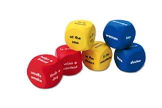Picture of Soft foam story starter word cubes