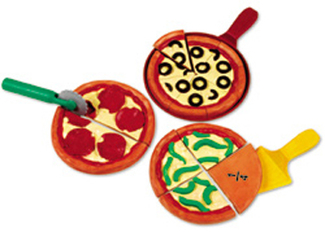 Picture of Smart snacks piece-a-pizza  fractions