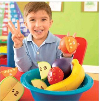 Picture of Smart snacks counting fun fruit  bowl