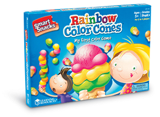 Picture of Smart snacks rainbow color cones  game