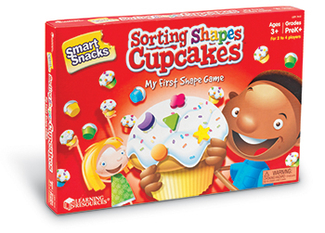 Picture of Smart snacks sorting shape cupcakes  game