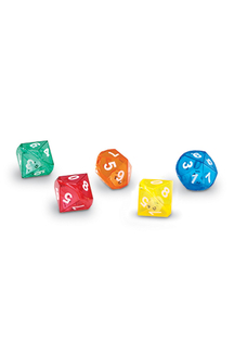 Picture of 10 sided dice in dice