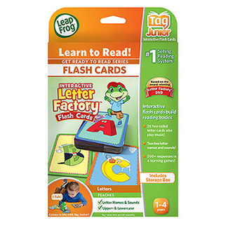 Picture of Leapfrog tag junior interactive  letter factory flash cards