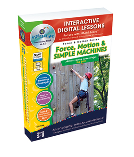 Picture of Force motion & simple machines big  box interactive whiteboard lessons