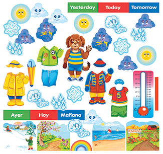 Picture of Wally the weather dog flannelboard  set