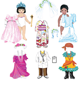 Picture of Dress-up fun flannelboard set