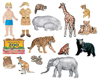 Picture of My zoo friends flannelboard set