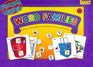 Picture of Word families phonics learning  center kit