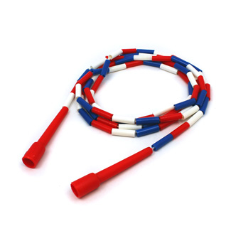 Picture of Jump rope plastic 10 sections on  nylon rope