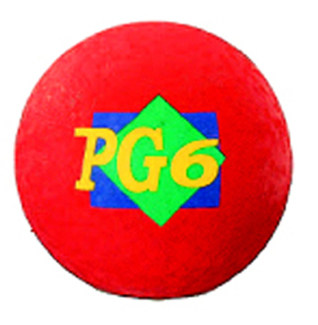Picture of Playground ball red 6 in 2 ply