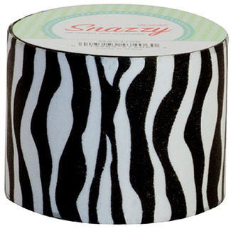 Picture of Snazzy tape black & white zebra  stripe