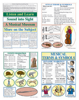 Picture of Bb set musical terms & symbols  gr 4-9& up