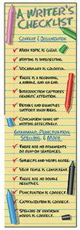Picture of A writers checklist colossal  concept poster