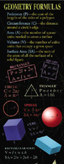 Picture of Geometry formulas colossal poster