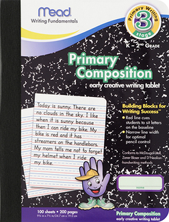 Picture of Primary composition book full page  ruled 100 ct