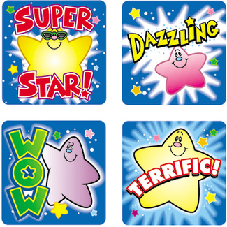 Picture of Stickers stars 120/pk acid & lignin  free