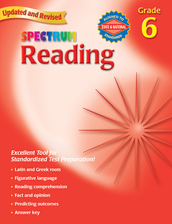 Picture of Spectrum reading gr 6