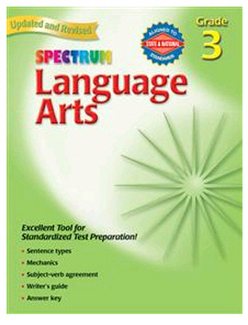 Picture of Spectrum language arts gr 3