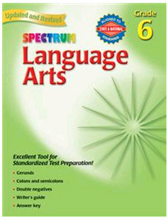 Picture of Spectrum language arts gr 6