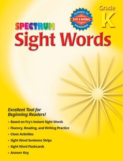 Picture of Spectrum sight words gr k